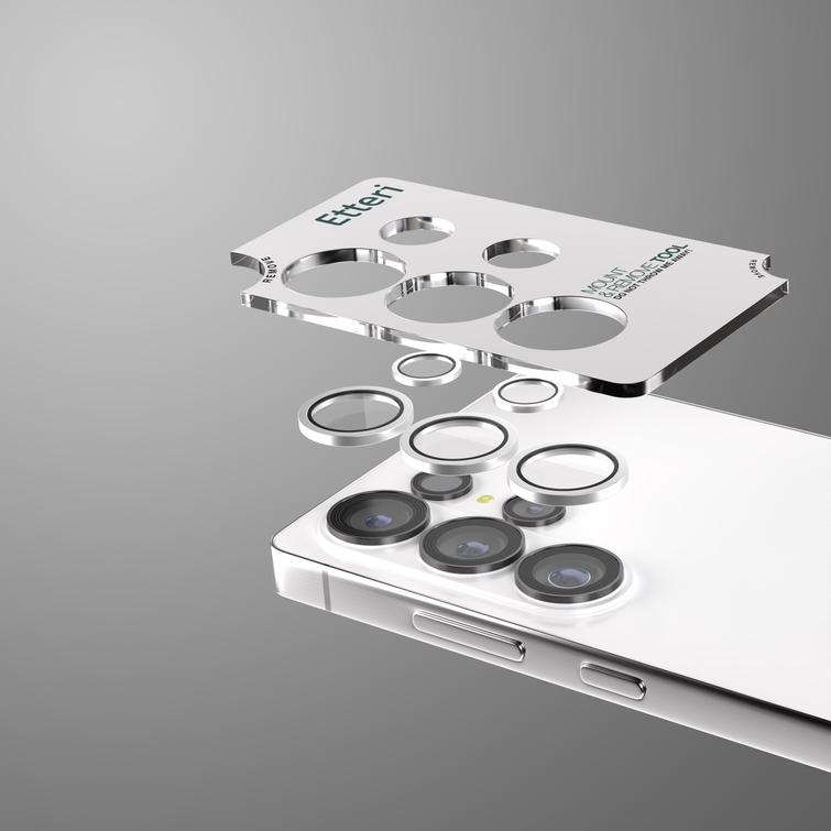 Etteri camera lens protector for Samsung Galaxy S26 Ultra silver