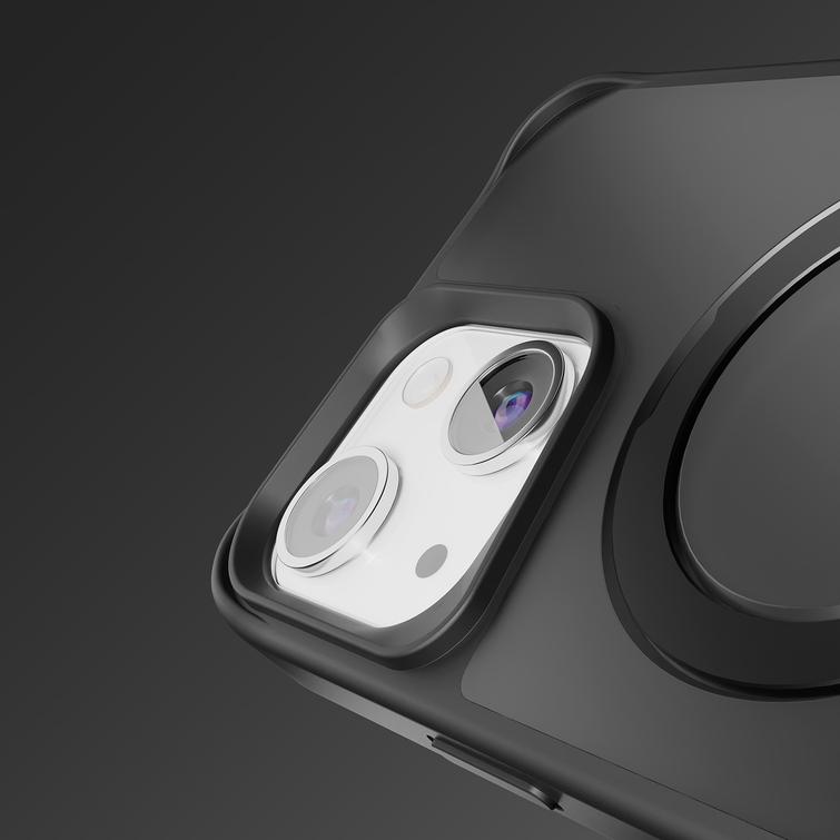 Etteri Matt Mag Ring suojakuori iPhone 15:lle 6,1" musta