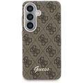 Guess case 4G Script MagSafe for Samsung Galaxy S26 brown