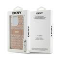 DKNY case for iPhone 15 Pro Max 6,7" DKHMP15XHRHSEP blue HC Magsafe pc tpu repeat texture pattern w stripe