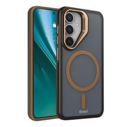 Etteri Morning Fog suojakuori Samsung S25:lle ruskea