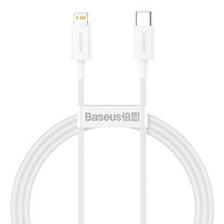 Baseus Superior PD USB-C - Lightning-kaapeli 1,0 m valkoinen 20W