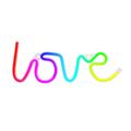 Neon LED RGB LOVE FLRN01 + RC Forever Light