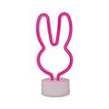 Neon-LED jalustalla BABBIT pinkki USB-C FSC-10 Forever Light
