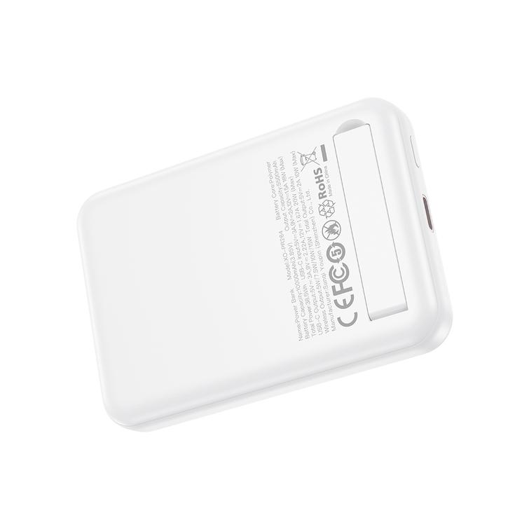 XO power bank magnetic PR264 20W 10000mAh white for MagSafe