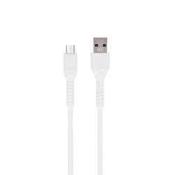 Maxlife MXUC-04 kaapeli USB - microUSB 1,0 m 3A valkoinen