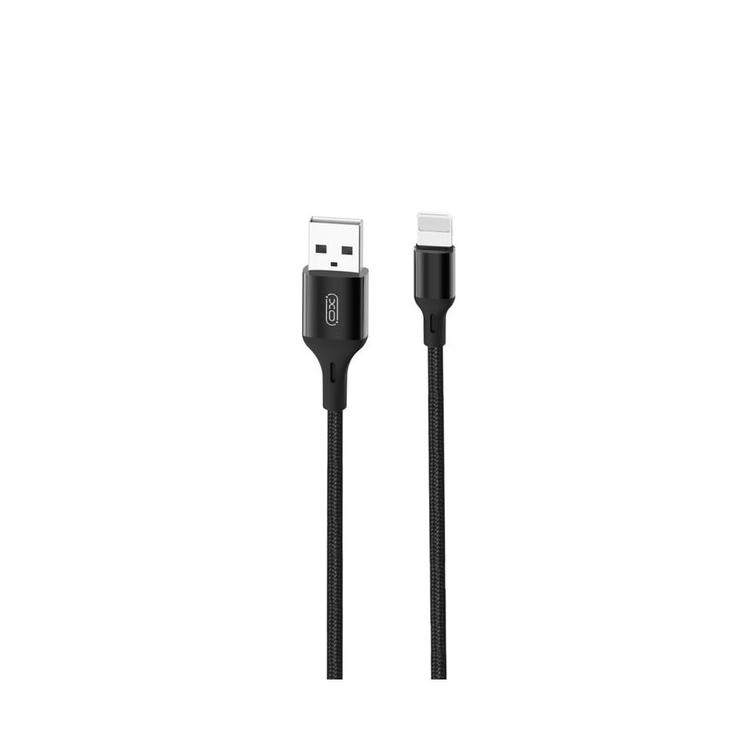 XO-kaapeli NB143 USB - Lightning 2,0 m 2,4A musta
