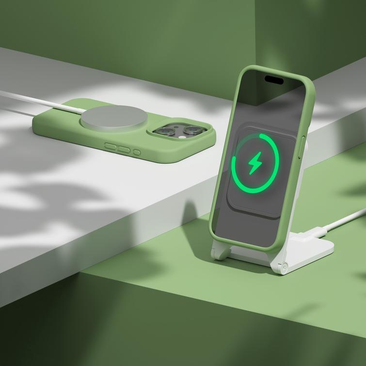 Etteri Silicone case for iPhone 11 light green