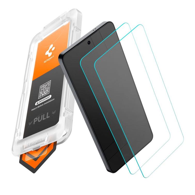 Spigen Tempered glass Glas.Tr "Ez Fit Pro" Hd 2-Pack for Samsung Galaxy S26 clear