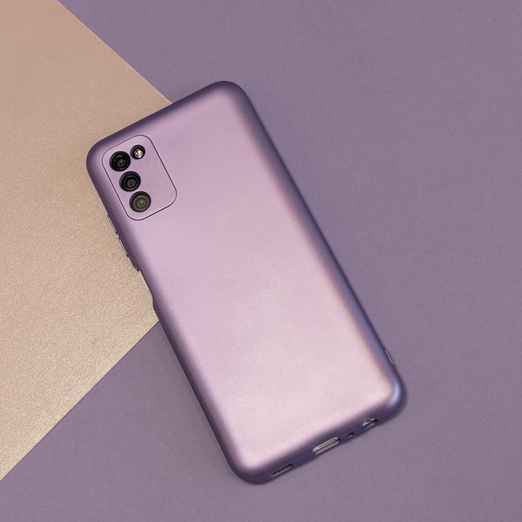 Metallinhohtoinen suojakuori Samsung Galaxy A25 5G:lle (maailmanlaajuinen), violetti