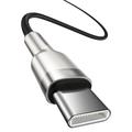 Baseus-kaapeli Cafule Metal PD USB-C - USB-C 2,0 m musta 100W