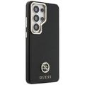 Guess case Rhinestone Round Logo MagSafe for Samsung Galaxy S26 Ultra black