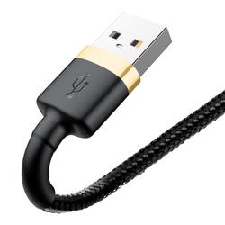 Baseus Cafule USB-Lightning-kaapeli 1,0 m 2,4A kulta-musta