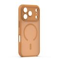 Mag Matt ruskea tarkkuusaukolla kuori iPhone 17 Pro Max / 18 Pro Max 6,9'' -mallille