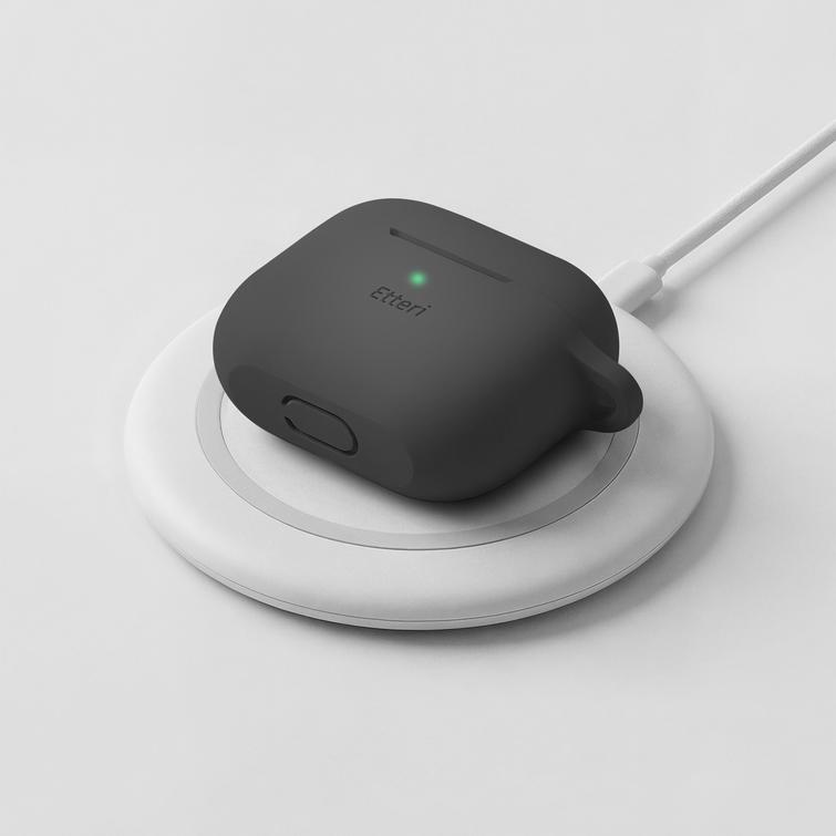 Etteri-silikonikotelo AirPods 3:lle musta