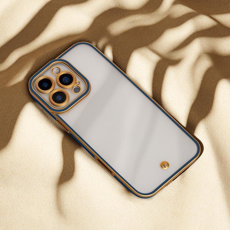 Silkinkultainen iPhone 17 Air 6,6" -suojakuori, sininen