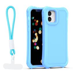 Safepop case with strap for iPhone 12 / 12 Pro 6,1" blue