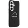 Karl Lagerfeld case Embossed Ring RSG Logo MagSafe for Samsung Galaxy S26 black
