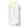 Baseus-kaapeli Crystal Shine USB - USB-C 1,2 m 100W violetti