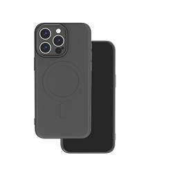 Yksinkertainen Color Mag -suojakuori iPhone 15 Pro 6,1":lle, musta