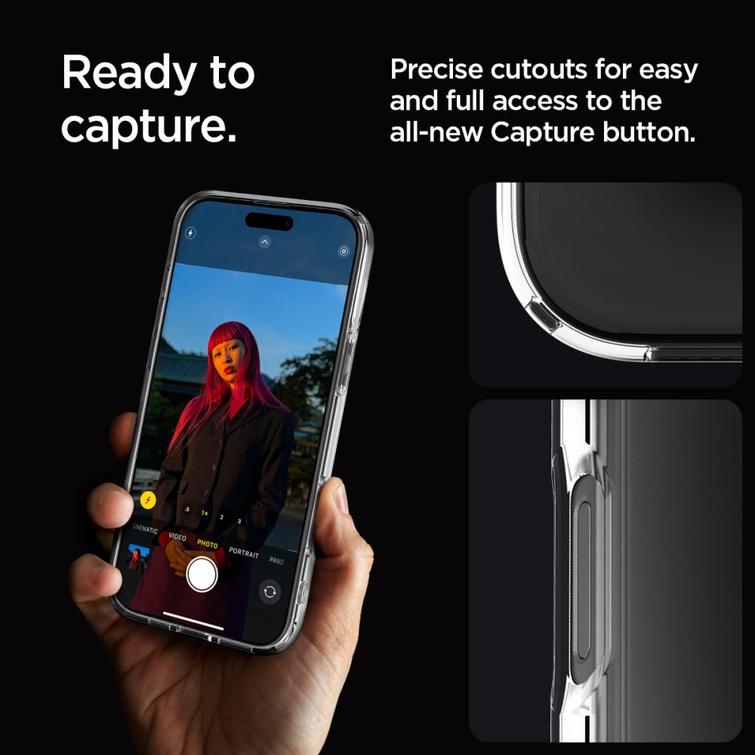 Spigen Ultra Hybrid -suojakuori iPhone 16 Pro Max 6,9":lle, kristallinkirkas