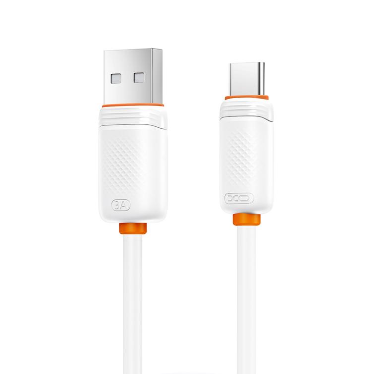 XO-kaapeli NB302 USB - USB-C 1,0m 3A Valkoinen