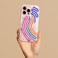 DIY Snake case for iPhone 13 6,1" pink