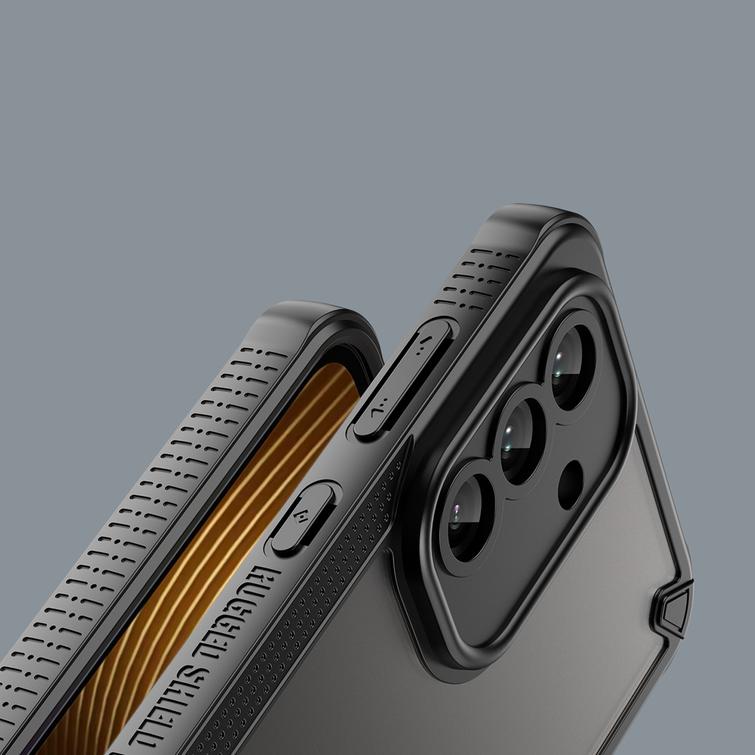 Defender Matt suojakuori Samsung Galaxy A36 5G:lle, musta