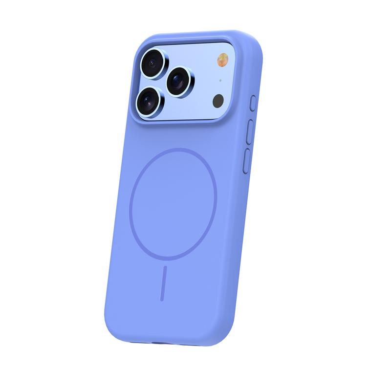 Silicone Thin Mag case for iPhone 17 Pro Max 6,9" / iPhone 18 Pro Max 6,9" sky blue