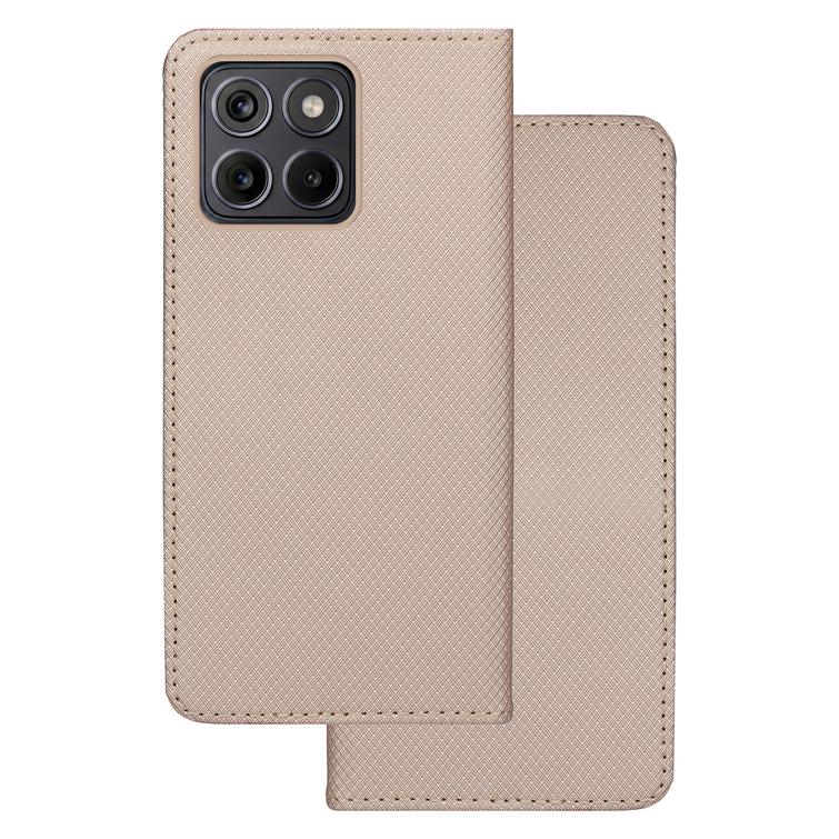 Smart Magnet case for Motorola Edge 70 Fusion gold