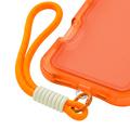 Safepop case with strap for iPhone 13 6,1" orange