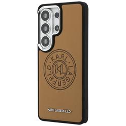 Karl Lagerfeld case Perforated KL MagSafe for Samsung Galaxy S26 Ultra brown