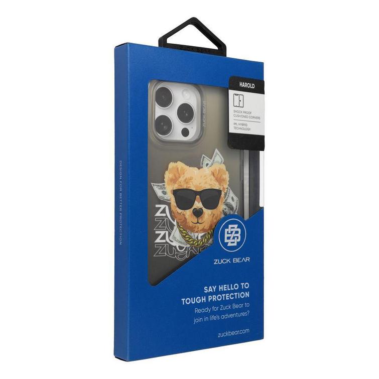 Nakładka Zuck Bear Harold Magsafe do Iphone 16 Pro Max black TTT