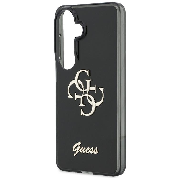 Guess case IML Big Metal 4G Script for Samsung Galaxy S26 black