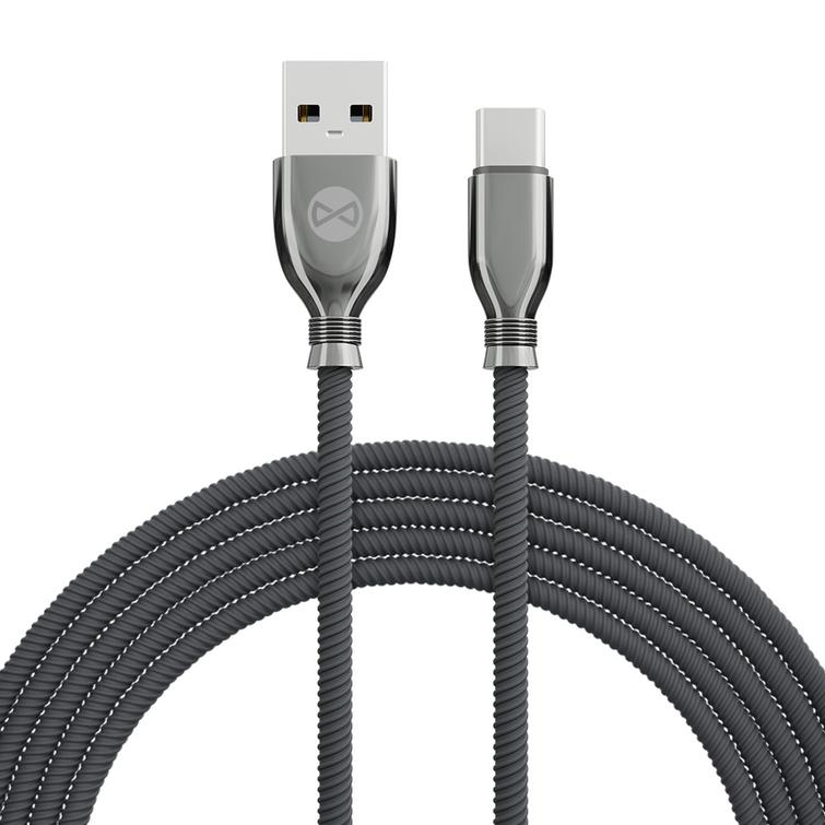 Forever Tornado -kaapeli USB - USB-C 1,0 m 3A musta