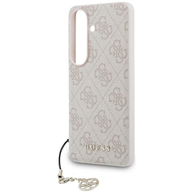 Guess case 4G Classic Logo Charm MagSafe for Samsung Galaxy S26 pink