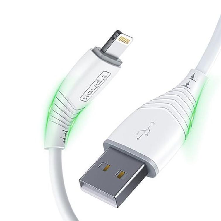 CABLE T-PHOX NATURE LIGHTNING WHITE 1.2M 3A