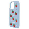 Strawberry case for iPhone 13 / 14 / 15 6,1" blue