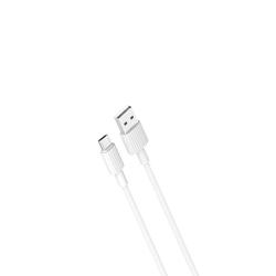 XO-kaapeli NB156 USB - microUSB 1,0 m 2,4A valkoinen