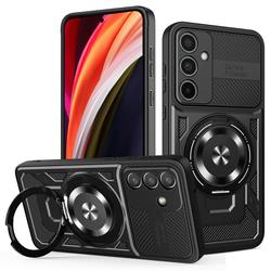 Defender Armor Mag -suojakuori Samsung Galaxy S24 / S25:lle, musta