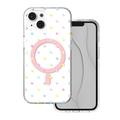 Bubble Dots Mag -kuori iPhone 13 / 14 6,1" valkoinen