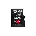 GoodRam IRDM 64GB microSD UHS-I U3 V30 -muistikortti adapterilla