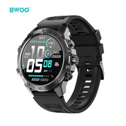 BWOO-älykello WA-08 1,43” AMOLED musta