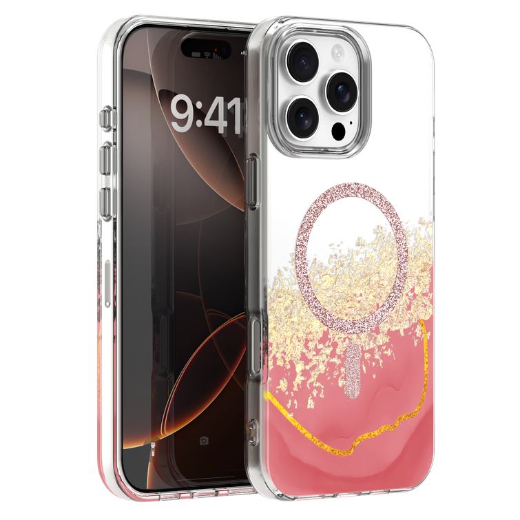 Epoxy Mag case for iPhone 16 Pro Max 6,9" pink