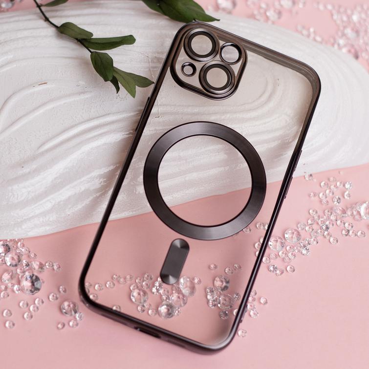 Color Chrome Mag -suojakuori Xiaomi Redmi 15 4G EU / 15 5G EU -puhelimelle (171,08 x 82,05 x 8,55) musta