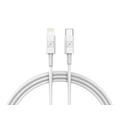CAR CHARGER  MX KAPPA 18W PD+QC, USB-A+C  + TYPE-C/LIGHTNING CABLE 20W PD WHITE