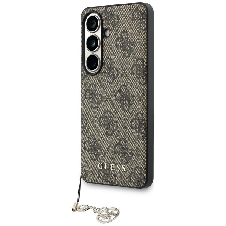 Guess case 4G Classic Logo Charm MagSafe for Samsung Galaxy S26 brown