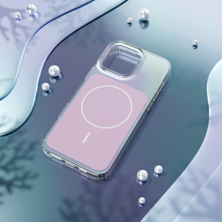 Etteri Hidden Pearl case for iPhone 16 Pro Max 6,9" pink