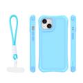 Safepop case with strap for iPhone 13 6,1" blue