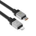 Baseus CoolPlay USB-C - Lightning-kaapeli 1m 20W musta